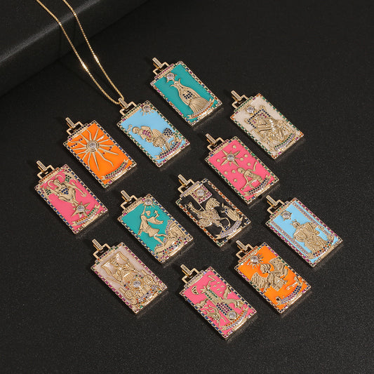 LWP Tarot Card Necklace